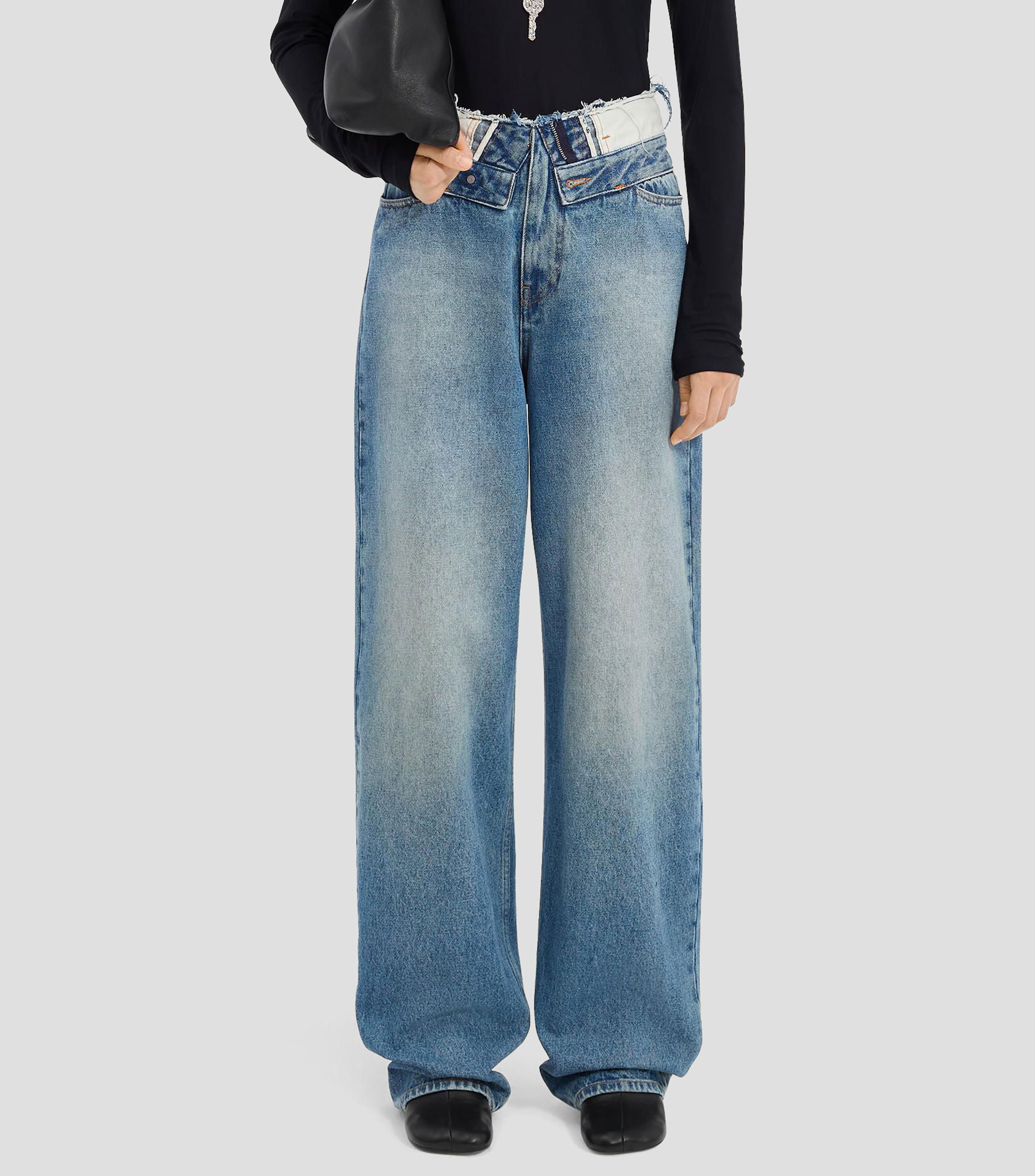 Jeans de corte recto Mujer